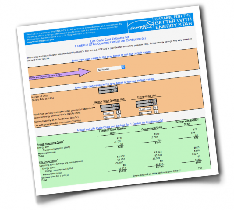 Savings Calculator For High Efficiency Air Conditioning Free Download