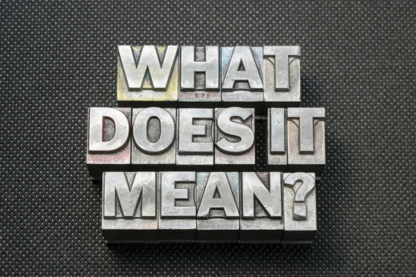 what does it mean spelled using metal letter plates depicting heating oil tank sludge