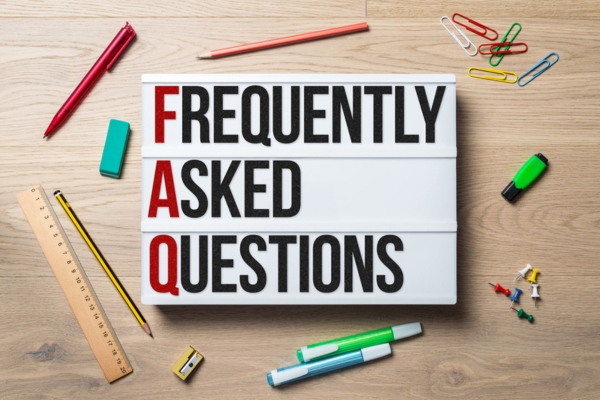 frequently asked questions on lightbox depicting FAQs about winter heating